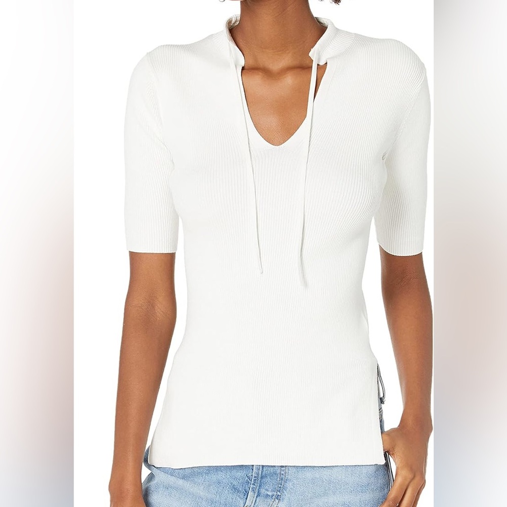 Theory Ivory Sweater Top